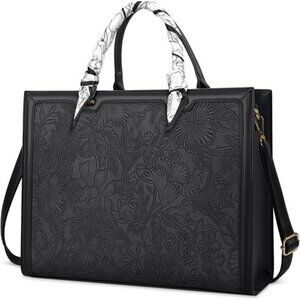 Tote Waterproof Vegan Leather Black